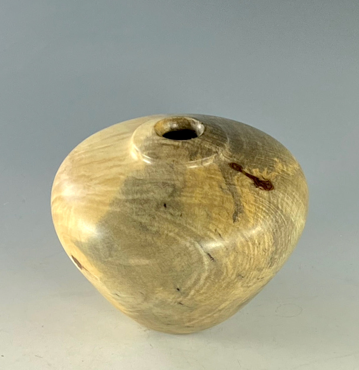 HOLLOW FORM TURNED FROM BUCKEYE BURL (#3)