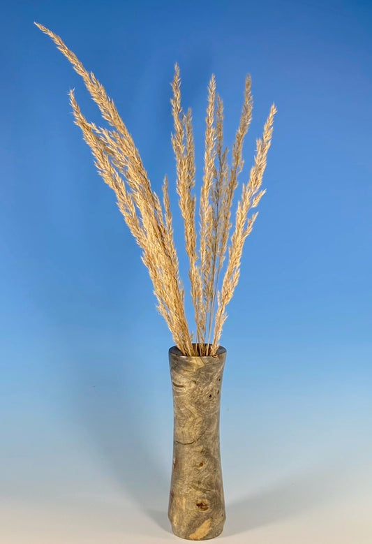 TWIG VASE TURNED FROM BUCKEYE BURL