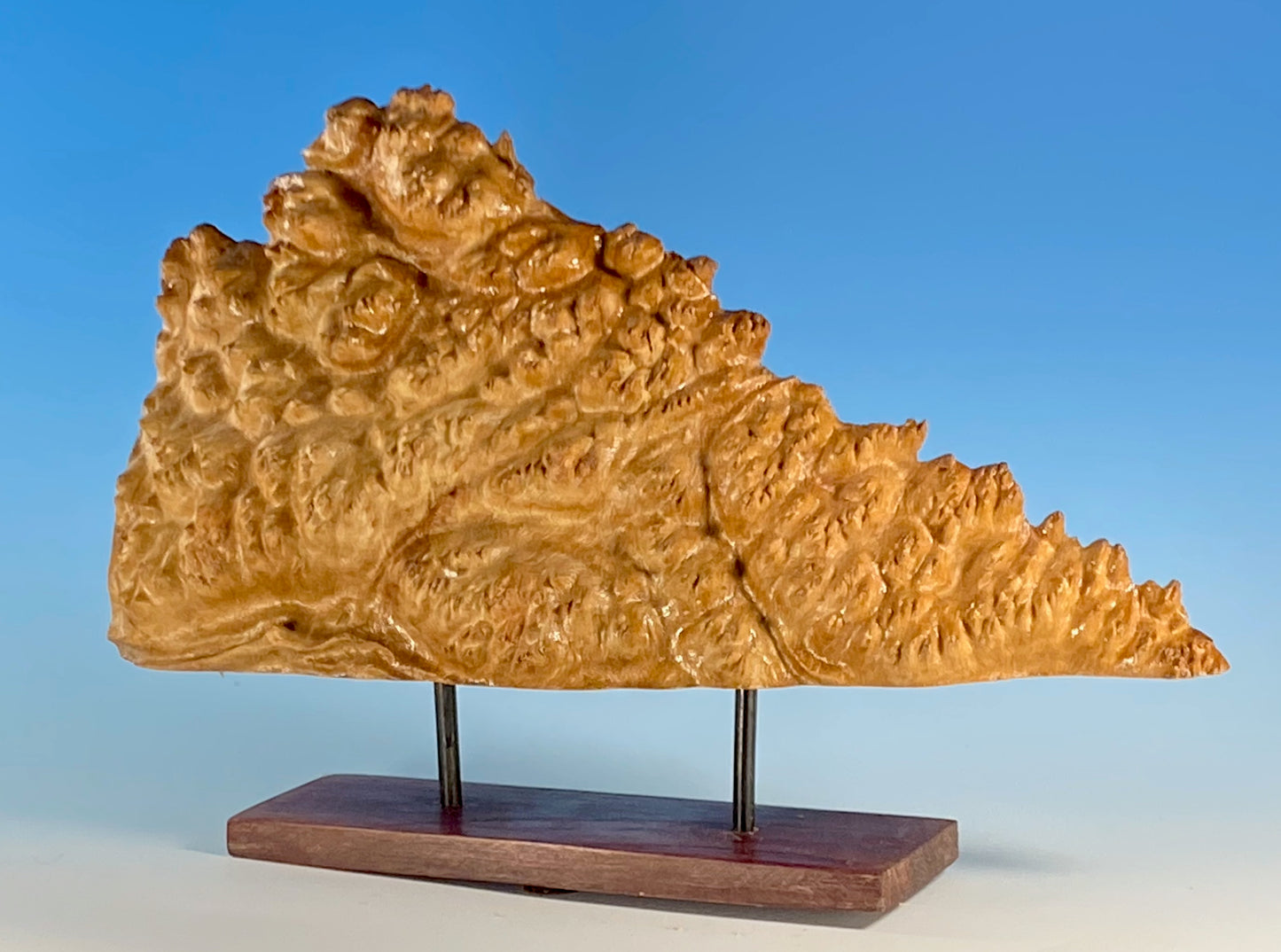 DISPLAY PIECE TURNED FROM RED MALLEE BURL